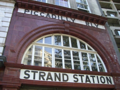 Front of station