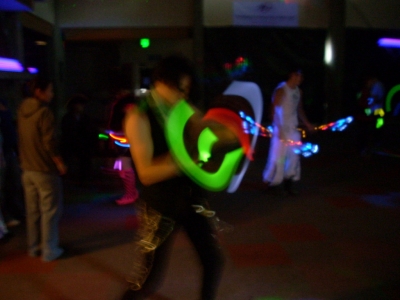 Jeff and his glow toys