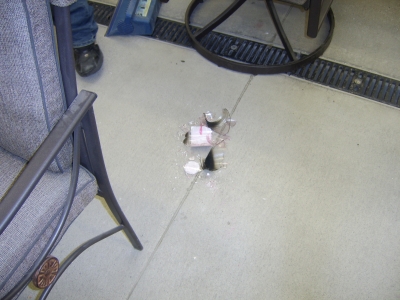broken glass