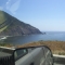 Driving along the coast