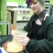 Goddess getting food out
