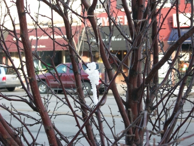 Just outside my door