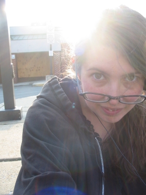 Me in the parking lot of the place Me in the parking lot of the place