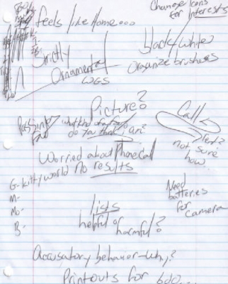 Notes, 4-5-07