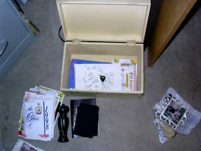 Where my guitar pic landed Where my guitar pic landed