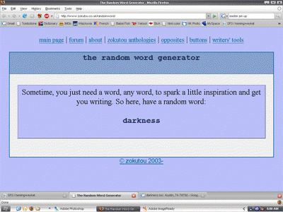 my random word my random word