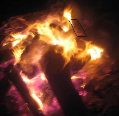 Coaster burning
