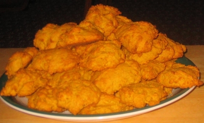 About half of them on a plate before icing.