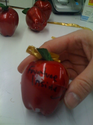 misspelled fortune inside (adorkable)