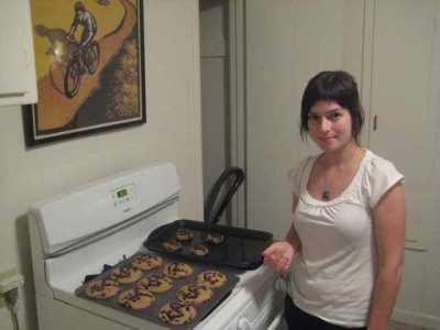 Look, we made the cookies ourselves.