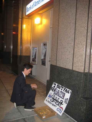 Having failed to sell all of the cookies. . . Having failed to sell all of the cookies. . .
