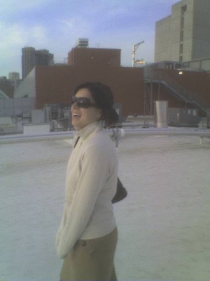Jackie smiles and laughs... ha ha ha! Jackie smiles and laughs... ha ha ha!