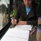 Ian writes the final draft of our note