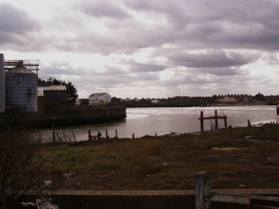 2 - Looking back towards the Grain Mill and Yarmouth from the riverside path