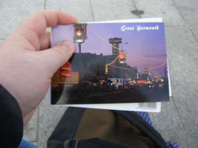 The front of said postcard