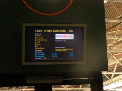 Homeward bound at Victoria.