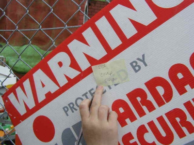 "Crap Sign"