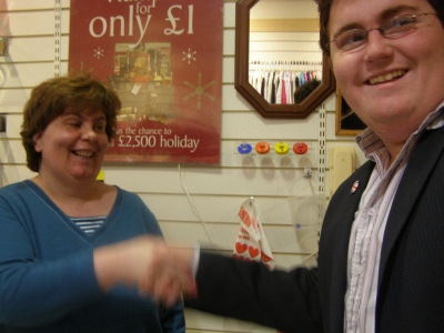 Smith supports local charities