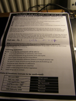 Young People and Drug