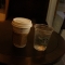My reward. Coffee and water.