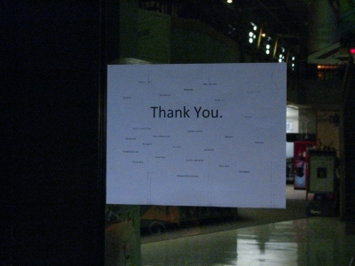 thank you for loitering