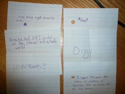 Day three's suggestions.