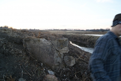 Concrete remains of something...