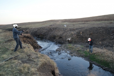 Cross Stream Transit System