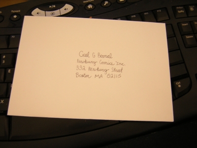 New envelope, new address