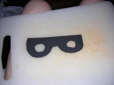 Disco mask without strings