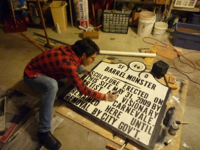 Ben Painting Text