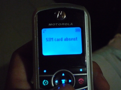 The phone (it works!)