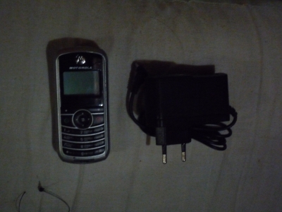 The phone (and it has a charger!)