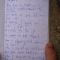 Top side of the note
