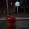 Sign and Barrel