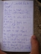 Top side of the note
