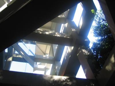 Looking up through a shortcut Looking up through a shortcut