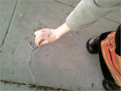 Kate finds some string