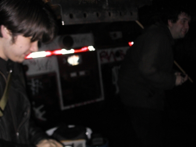 Aaron pours some drinks