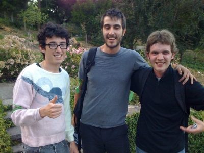 The second group to arrive