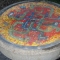 A water fountain mosaic