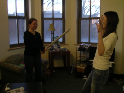 Fear my foam sword!