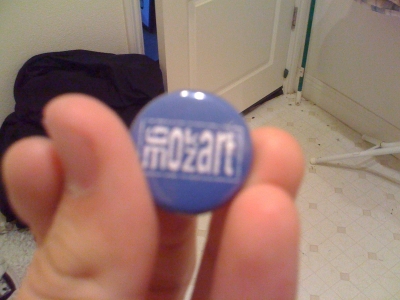 Gokart Mozart band pin
