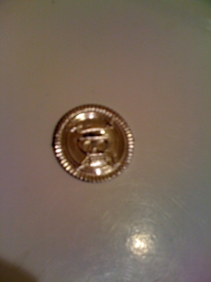 One silver pirate dubloon