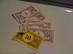 $15 in Monopoly money