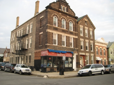 Another Pilsen business on a residential street corner