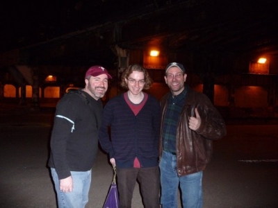 The guy from the bus who walked with us for what seemed forever