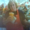 Happy with smoothie Happy with smoothie