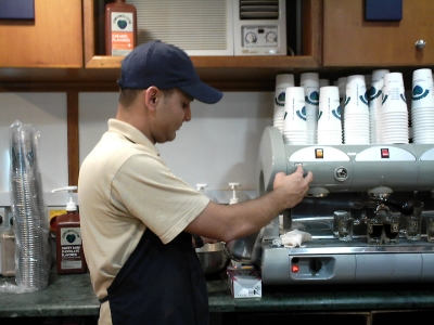 cafein-ey goodness just seconds away