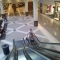 Escalator high-five!